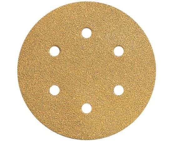 Круг шлифовальный на липучке siaone 1944 (5+1 шт; 150 мм; 6 отверстий; P60) sia Abrasives so6-150-6-060 – изображение 3