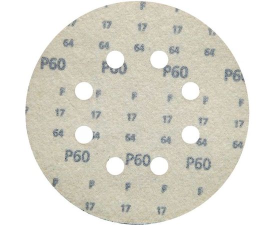 Круг шлифовальный на липучке siaone 1944 (5+1 шт; 125 мм; 8 отверстий; P60) sia Abrasives so6-125-8-060 – изображение 4