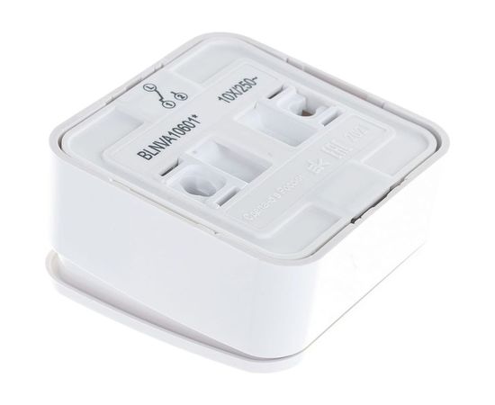 1-клавишный переключатель Schneider Electric BLANCA открытой установки, 10А, 250B, белый BLNVA106011 – изображение 2
