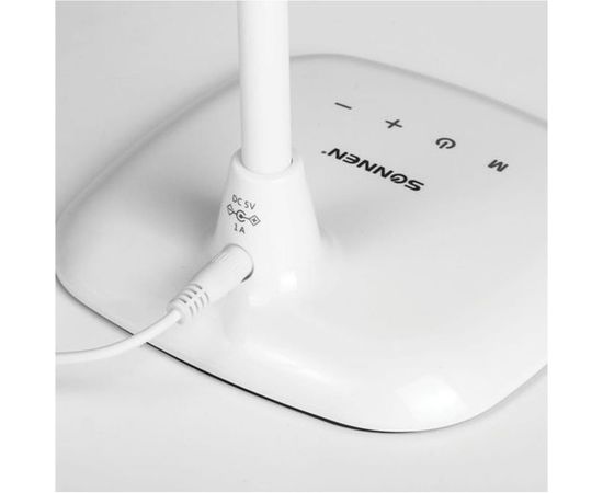 Настольный светильник SONNEN BR-819A, на подставке, светодиодный, 8 Вт, белый, 236666 – изображение 7