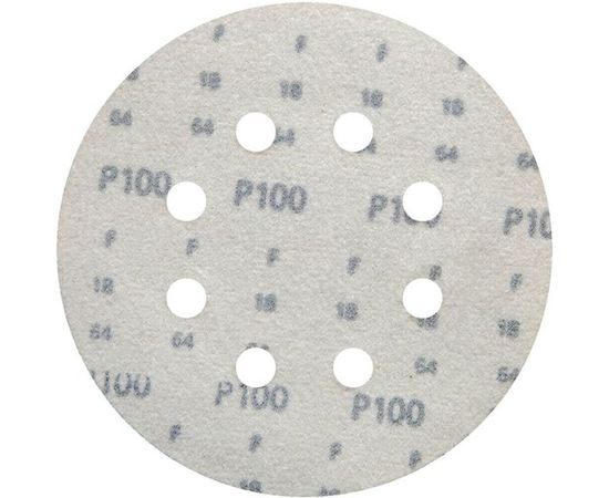 Круг шлифовальный на липучке siaone 1944 (5+1 шт; 125 мм; 8 отверстий; P100) sia Abrasives so6-125-8-100 – изображение 5