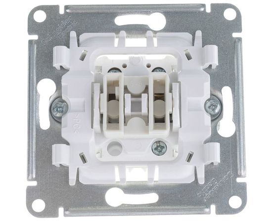 1-клавишный переключатель Schneider Electric GLOSSA 10АХ, АЛЮМИНИЙ GSL000361 – изображение 2