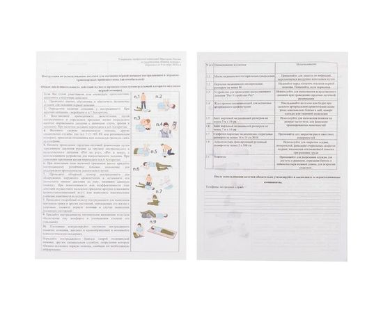 Автомобильная аптечка SKYWAY новый состав по ГОСТ 2021 г. S06601003 – изображение 2