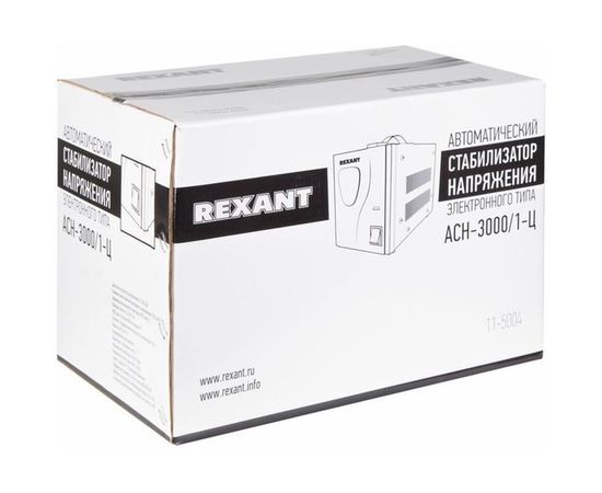 Стабилизатор напряжения REXANT, AСН-3 000/1-Ц 11-5004 – изображение 5