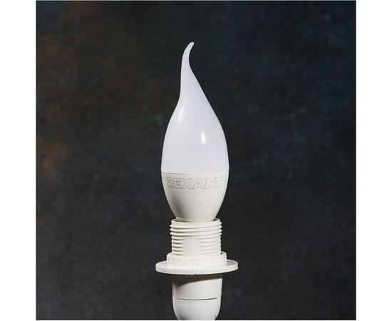 Светодиодная лампа REXANT Свеча на ветру 7,5Вт E14 713лм 4000K нейтральный свет 604-046 – изображение 2