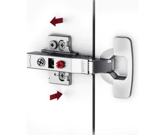 Петля со встроенным доводчиком SAMET MASTER, изгиб 18 мм, 48AX, Ni, 2 шт. СТ-00001266 – изображение 7