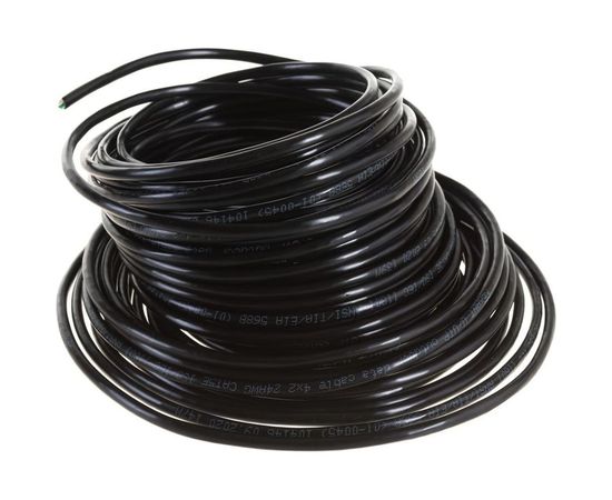 Кабель REXANT UTP, 4PR, 24AWG, CU, CAT5e, 100МГц, PE, OUTDOOR, бухта 25 м, черный 01-0045-25 – изображение 2