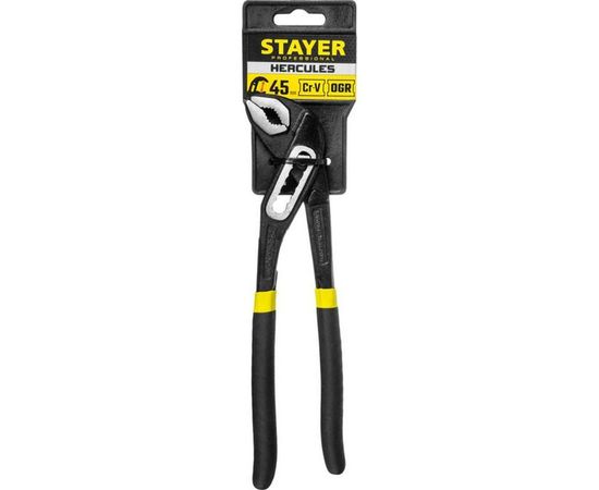 Переставные клещи Stayer HERCULES Professional, Cr-V, высокомощный коробчатый шарнир, 250мм 22375_z01 – изображение 6