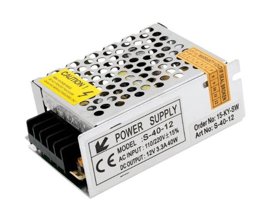 Блок питания SWG S-40-12 сетка, 40 W, 12V 00000000126 