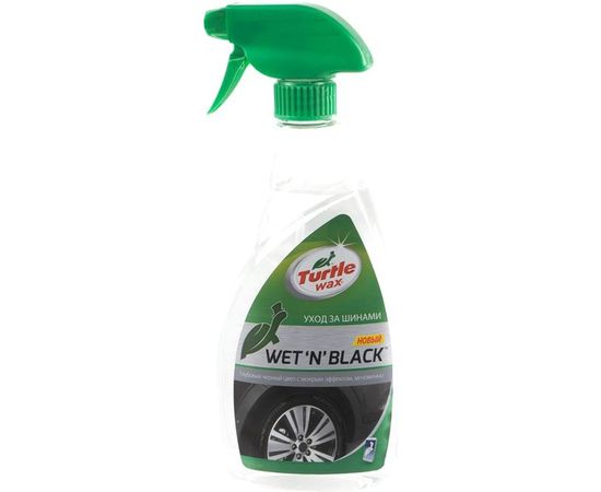 Черный лоск 500 мл Turtle Wax WET N BLACK 53016 