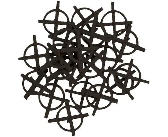 Крестики дистанционные пластмассовые (100 шт; 5 мм) TOPEX 16B650 