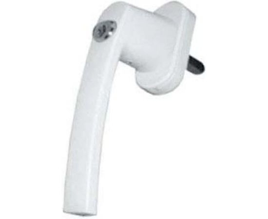 Оконная ручка Tech-Krep VICTORY, алюм., 8 ми позиц., с замком, 35 мм штифт, белая 142792 