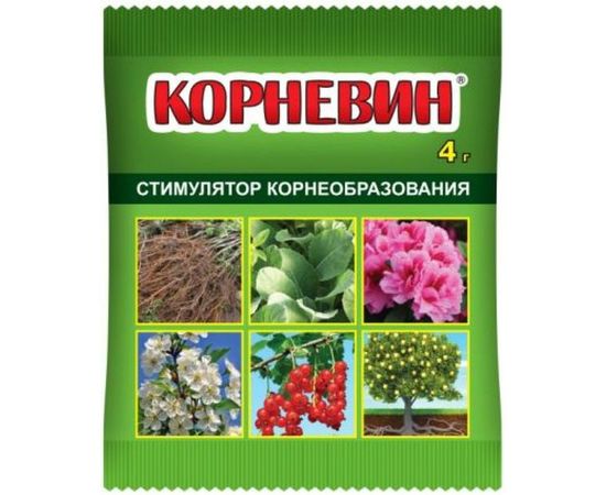 Стимулятор роста и корнеобразования Корневин 4 г Ваше Хозяйство 4607043200792 