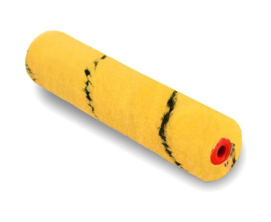 Малярный мини-валик VIRTUS Полиакрил черно-желтый, 160 мм 002117160 