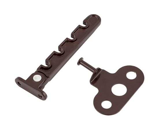 Ограничитель открывания Tech-Krep 4-позиц с метал. держателем, коричневый 1 шт - пакет 152060 