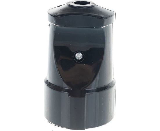 Переносная одноместная розетка STEKKER с заземляющим контактом, пластик 250В, 16А, IP20, черная 32854 – изображение 3