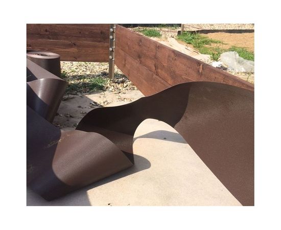 Бордюрная лента Протэкт 10 м, коричневая БЛ-30/10 кор – изображение 2