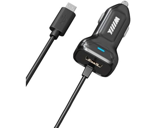 Зарядное устройство в автомобиль Wiiix с кабелем микро-USB CH-4-2-05 – изображение 2