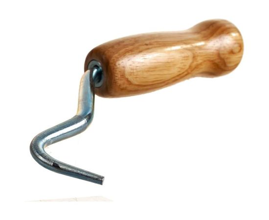 Скручиватель проволоки Зубр МАСТЕР крюк из нержавеющей стали, буковая рукоятка 23807 – изображение 2