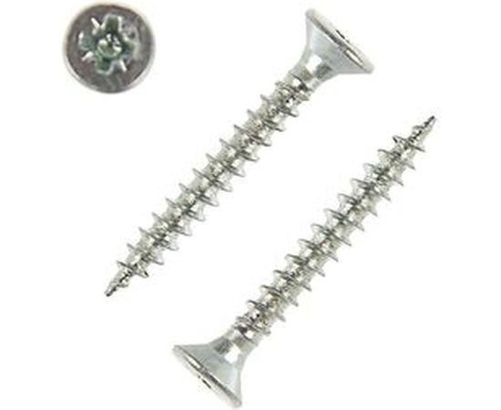 Универсальный саморез Tech-Krep 25х2,5 мм 200 шт оцинкованный, коробка с окном 102159 – изображение 3