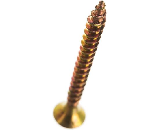 Универсальный саморез Tech-Krep 45х4,5 мм 200 шт желтый, коробка с окном 102255 – изображение 3