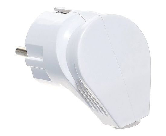 Электрическая вилка Stayer MASTER, с заземлением, угловая, 16А/220В, белая 55161-W – изображение 5