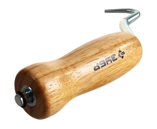 Скручиватель проволоки Зубр МАСТЕР крюк из нержавеющей стали, буковая рукоятка 23807 – изображение 3