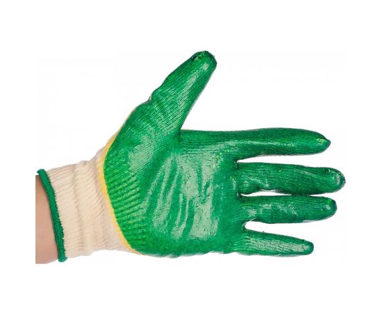 Перчатки трикотажные с двойной обливной ладонью из латекса (размер L-XL) МАСТЕР ЗУБР 11459-XL – изображение 5