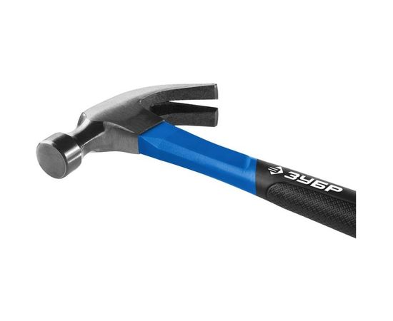 Молоток-гвоздодер Зубр 450 г с фибергласовой рукояткой тип МСТ Проф 20235-450 20235-450_z01 – изображение 3