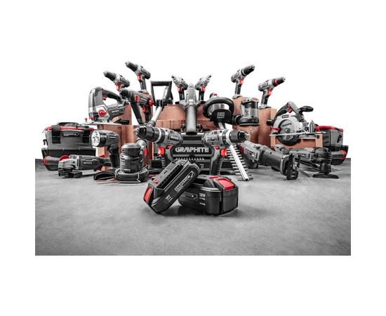 Аккумуляторная бесщеточная дрель-шуруповерт с ударом GRAPHITE Energy+ 18 V 58G020 – изображение 4