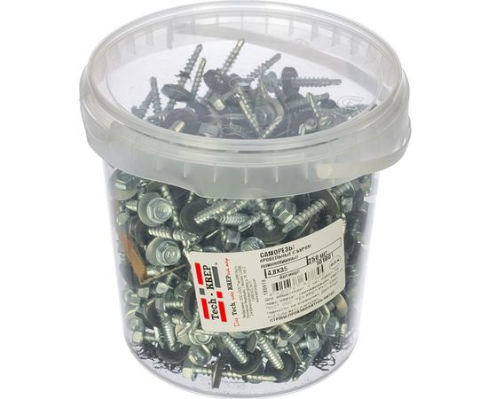 Кровельный саморез Tech-Krep КР ZP сверло 4,8х35 250 шт, ведро 101001 – изображение 2