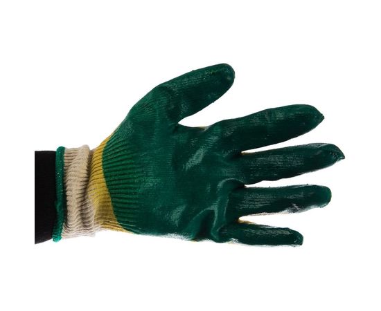 Перчатки трикотажные с двойной обливной ладонью из латекса (размер L-XL) МАСТЕР ЗУБР 11459-XL – изображение 4