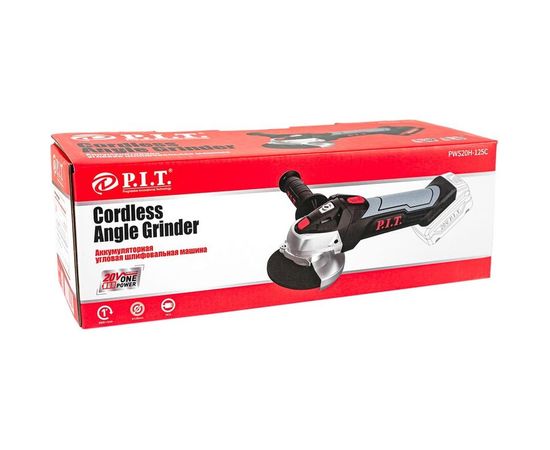 Аккумуляторная угловая шлифмашина P.I.T. PWS20H-125C – изображение 2