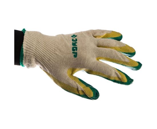 Перчатки трикотажные с двойной обливной ладонью из латекса (размер L-XL) МАСТЕР ЗУБР 11459-XL – изображение 3