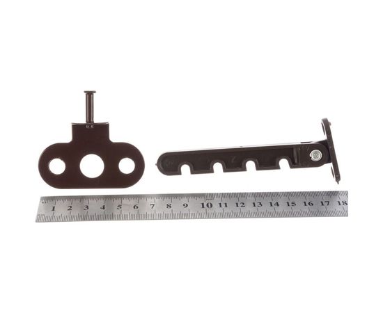 Ограничитель открывания Tech-Krep 4-позиц с метал. держателем, коричневый 1 шт - пакет 152060 – изображение 2