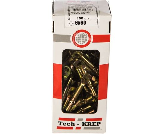 Потолочный анкер с ушком Tech-Krep WAM 6х60 100 шт - коробка 138584 – изображение 2
