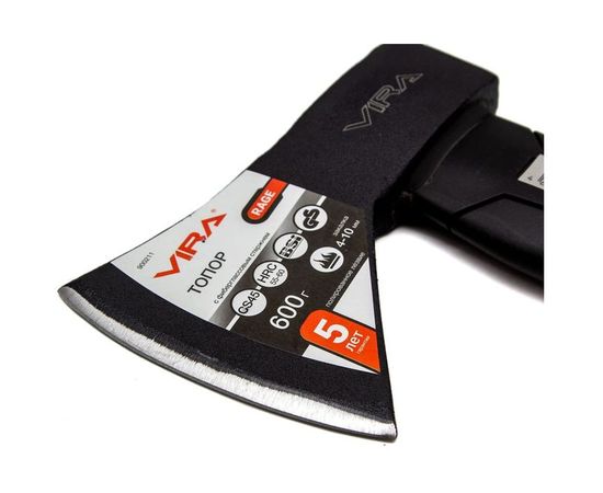 Топор VIRA RAGE 600г с фибергласовой рукоятью 900211 – изображение 8