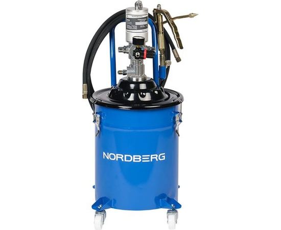 Пневматическая установка для раздачи густой смазки NORDBERG с баком 20 л NO5020 