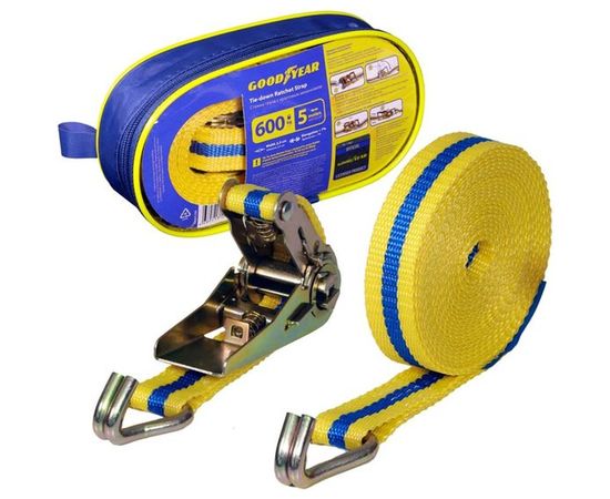 Стяжка груза с храповым механизмом Goodyear 600 кг, 5 м GY005200 