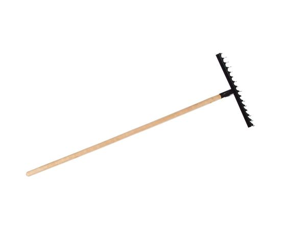 Витые грабли СИБРТЕХ 16 зубьев, 420 мм, с черенком 61763 