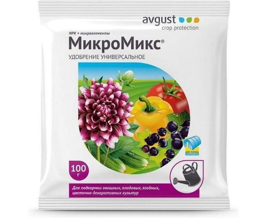 Удобрение универсальное МикроМикс 100 г Avgust A00114 