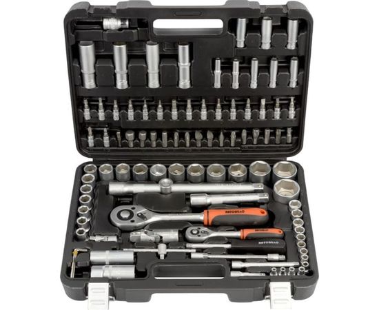 Набор торцевых головок и вставок АвтоDело 1/2" 1/4" DR 94 предмета 39894 10902 