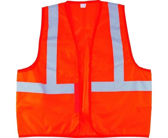 Сигнальный жилет СИБРТЕХ оранжевый, XXL 89514 
