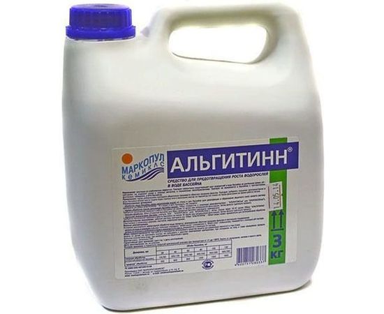 Жидкость для борьбы с водорослями Альгитинн Маркопул Кемиклс, 3л канистра М06 
