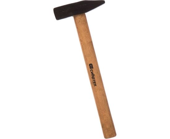 Слесарный молоток 800 г, квадратный боек, деревянная рукоятка СИБРТЕХ 10220 – изображение 6