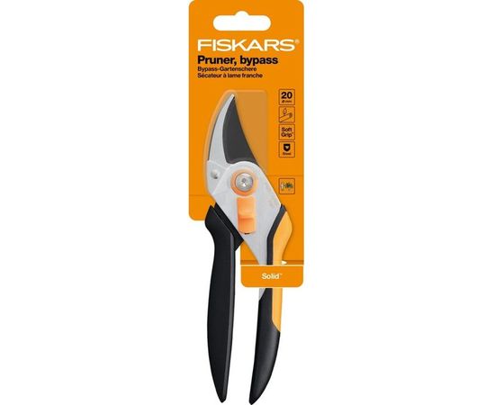 Плоскостной металлический секатор Fiskars Solid P331 1057163 – изображение 4