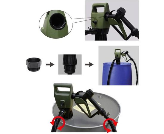 Электрический насос для перекачки жидкостей и ГСМ BERKUT SP-3000ЕР – изображение 3