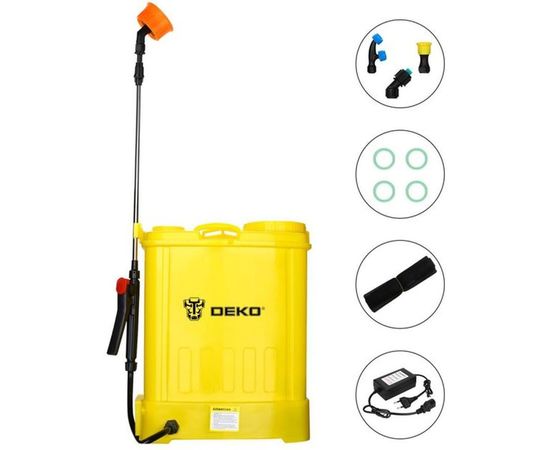 Садовый аккумуляторный опрыскиватель DEKO DKSP12 14 л 065-0951 – изображение 2