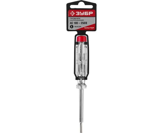 Электрический пробник на подвеске, 100-250В, 140мм ЗУБР 25725 – изображение 2