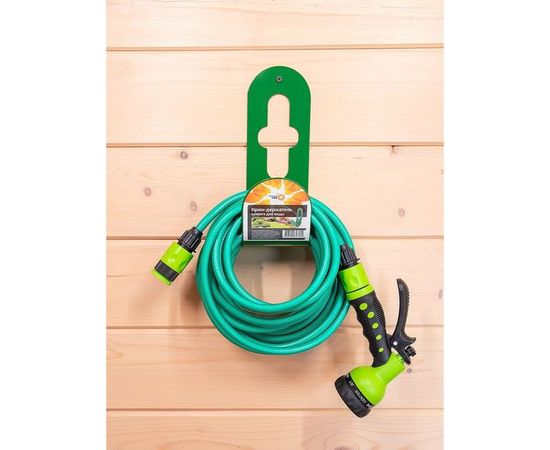 Крюк-держатель шланга для воды ЧУДЕСНЫЙ САД WH-02 темно-зеленый, 25х11х9см, металл 4606400627944 – изображение 3